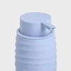HOMLA TORUS Spender mit Prägung blau 8,2x8,2x17 cm Produktbild-Vorschau 3