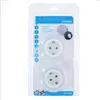 The image shows the retail packaging of two Grundig LED night lights with sensors and sockets. Produktbild-Vorschau