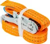 UNITRAILER Spanngurt mit Ratsche 4m 35mm 2t Zurrgurt orange Produktbild-Vorschau 5