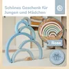 Bieco Holz Regenbogen Baby blau - Steckspiel Holz - Produktbild-Vorschau 6