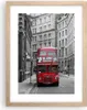 Gerahmtes Poster - Rahmen in heller Eiche - Bus england Produktbild-Vorschau 1