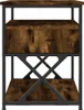vidaXL Noční stolek Smoked Oak 40x42x55 cm výrobek ze dřeva Náhled obrázku produktu 7