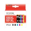 A product box for ink cartridges, showing the brand, product name, and images of the cartridges inside. Produktbild-Vorschau