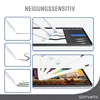 Diagrams showing the tilt sensitivity of a stylus pen on a tablet screen. Produktbild-Vorschau