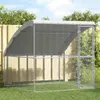 vidaXL Klec pro kuřata stříbrná 2 x 2 x 2 m Pozinkovaná Náhled obrázku produktu 2