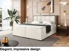 MEBLINI Boxspringbett mit Bettkasten - Gepolstert Produktbild-Vorschau 3