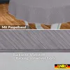 Tischdecke Wachstuch Einfarbig Grau Robust Wasserabweisend Produktbild-Vorschau 3