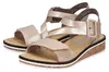 Rieker Damen Sandale Keilsandalette Klettverschluss V3660, Produktbild-Vorschau 9