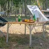 KingCamp Campingtisch Bambus Klapptisch 100x65 cm Alu Produktbild-Vorschau 8