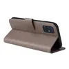 A flip cover phone case for a Samsung Galaxy A51, shown from the side with the cover open. Produktbild-Vorschau
