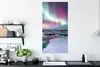 MuchoWow® Poster Nordlichter - Eis - Schnee 60x120 cm - Produktbild-Vorschau 3
