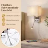 ZMH Lampada da parete a LED, con porta USB, 2W, lampada da Anteprima dell’immagine prodotto 5