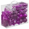 Set da 100 palline di Natale Relaxdays, luccicanti, opache Anteprima dell’immagine prodotto 7