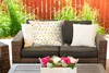 MuchoWow® Outdoor Kissen - Ein florales Muster aus Produktbild-Vorschau 5