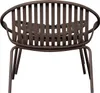 Bruce Garten Lounge Sessel + Hocker Pp/Metal Lila/Braun Produktbild-Vorschau 6