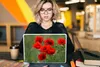 MuchoWow® Laptop Aufkleber Sticker Cover Blumen - Mohn - Produktbild-Vorschau 5