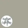 A circular graphic with text and bamboo imagery on a plain background. Produktbild-Vorschau