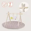 Lionelo Anis Set Baby-Gym in legno con tappetino – Anteprima dell’immagine prodotto 5