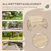 Outsunny Gartenbank 2-Sitzer Sitzbank Holzbank Produktbild-Vorschau 6