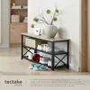 Étagère à chaussures BLACKPOOL 101x30,5x45,5cm - Bois clair Voir les images du produit 4