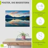 ARTland Poster Morgen am Forggensee Größe: 90x60 cm Produktbild-Vorschau 2