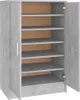 vidaXL Schuhschrank Betongrau 60x35x92 cm Holzwerkstoff Produktbild-Vorschau 10