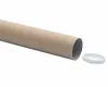 3x Versandrohre Versandhülsen rund 63 x  430mm braun inkl. Produktbild-Vorschau 3