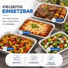 20 vaschette in alluminio per barbecue – Vaschette Anteprima dell’immagine prodotto 3