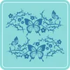 Aufkleber - 2 Stk. Autoaufkleber Butterfly Rankelement je Produktbild-Vorschau 2