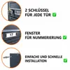 12-fach Briefkastenanlage Anthrazit Ral 7016, 25 cm Tiefe, Produktbild-Vorschau 5