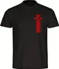 multifanshop Herren T-Shirt - Köln - Streifen, schwarz, Produktbild-Vorschau 1