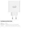 A white Oppo fast charger adapter with technical specifications listed below. Produktbild-Vorschau