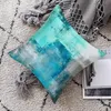 Teal povlak na polštář 40 x 40 cm sada 2 povlaků na Náhled obrázku produktu 4