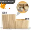 Betterhöhungen 4er Set aus Holz,Möbelriser 10cm hoch für Produktbild-Vorschau 3