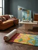 Teppich Multicolor Läufer Editorial Interior als Designobjekt drapiert hochwertige Wohnaccessoires_#sku_BARK503119371640# Produktbild-Vorschau