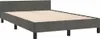 vidaXL Bettgestell ohne Matratze Dunkelgrau 120x200 cm Samt Produktbild-Vorschau 3
