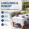 Wachstuch Baku 160cm Rund Weiss Produktbild-Vorschau 3