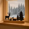 UNUS Deko Aufsteller Hirsch mit Bäumen in schwarz Produktbild-Vorschau 3