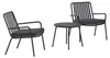 Venture Home Lounge-Set Mykonos Schwarz Produktbild-Vorschau 2