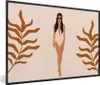 MuchoWow® Gerahmtes Poster Sommer - Badeanzug - Pastell Produktbild-Vorschau 1