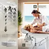 Table de massage pliante à 3 zones - blanc Voir les images du produit 4
