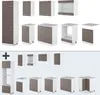 Küchenzeile Vicco R-Line Edelgrau/Weiß 300 cm , AP Produktbild-Vorschau 7