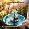 Solarbetriebener hängender Vogelbad-Wasserfallbrunnen, Produktbild-Vorschau 6