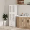 Armoire de cuisine HOMCOM, armoire haute avec tiroir et Voir les images du produit 12