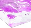 MuchoWow® MuchoWow® Gerahmtes Poster Weltkarte - Rosa - Produktbild-Vorschau 7