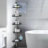 Étagère de salle de bain d'angle, télescopique, réglable, Voir les images du produit 4