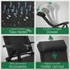 ELONEO Chaise de camping pliante avec repose-jambes Voir les images du produit 8