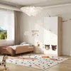 Merax Kinder-Kleiderschrank mit Katzenbett, Kleiderstange, Produktbild-Vorschau 9
