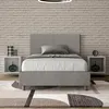 ITYHOME - Gepolstertes Bett ohne Lattenrost 120x200 mit Produktbild-Vorschau 2
