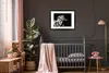 MuchoWow® MuchoWow® Gerahmtes Poster Pferd - Dots - Schwarz Produktbild-Vorschau 6